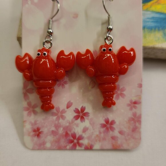 TEDDYB Jewelry - SUPER CUTE CRAYFISH EARRINGS